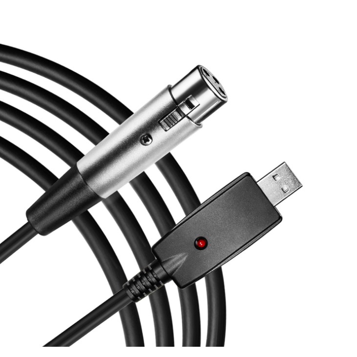 ctc-clean-7781 USB to XLR Female Microphone Link Cable